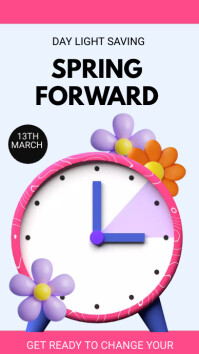 spring forward Template | PosterMyWall