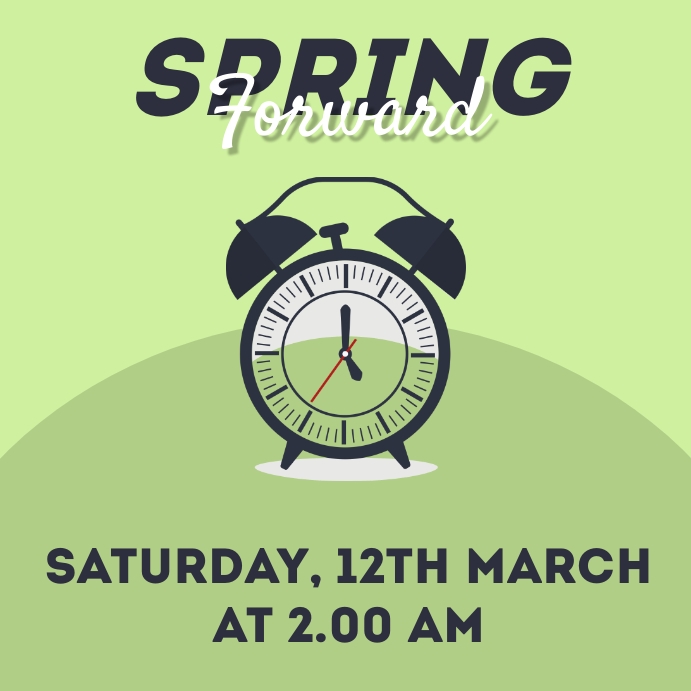 Spring Forward Facebook Posts SPRING FORWARD Template | PosterMyWall