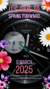 Spring Forward Digital Display (9:16) template