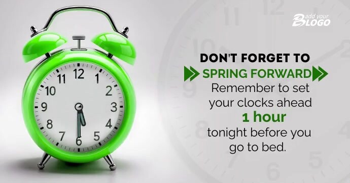 Copy of Spring Forward Facebook Shared Image | PosterMyWall