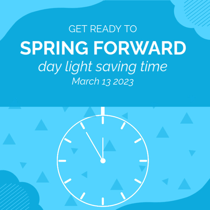 Copy of spring forward flyer | PosterMyWall
