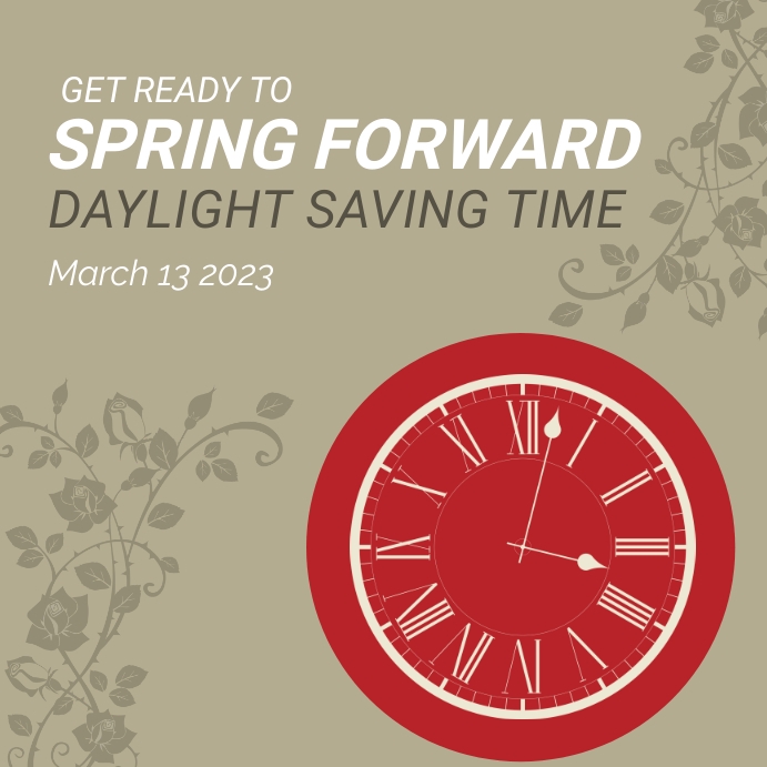 spring forward flyer Template | PosterMyWall