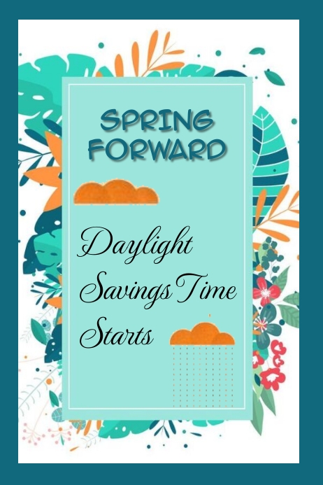 spring forward flyer template | PosterMyWall