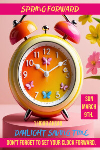Spring Forward Flyer Template | PosterMyWall