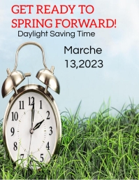 Spring Forward Poster Template | PosterMyWall