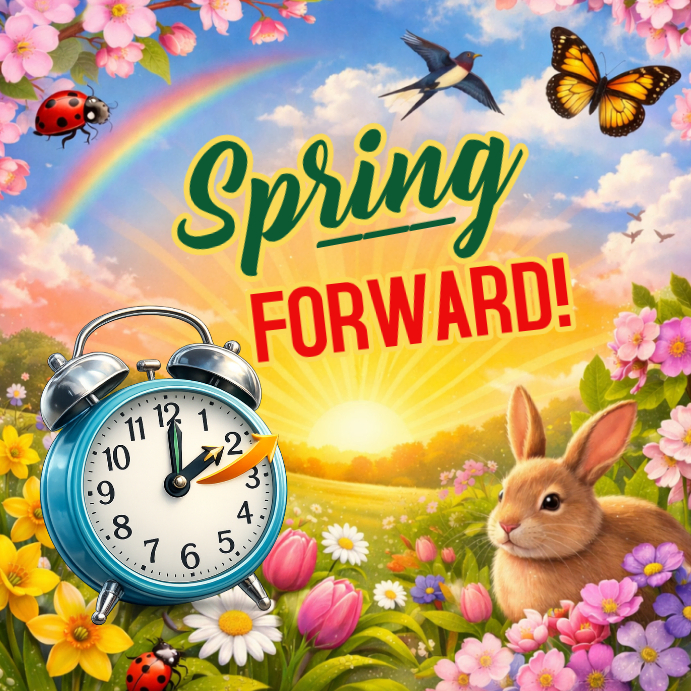 Spring Forward Instagram Post Template | PosterMyWall