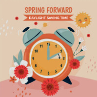 Spring Forward Template | PosterMyWall