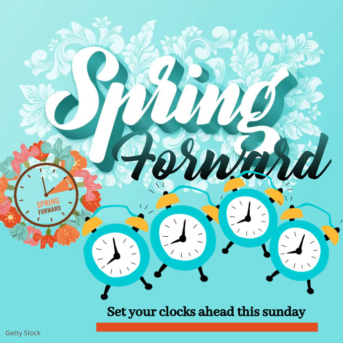 SPRING FORWARD INSTAGRAM POSTER Template | PosterMyWall
