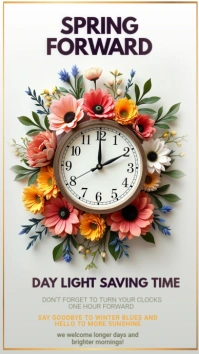 Spring Forward Instagram Story template