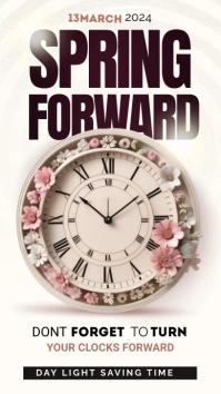 spring forward Instagram story Indaba yaku-Instagram template