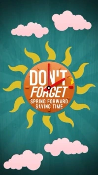 Spring Forward Post Historia de Instagram template