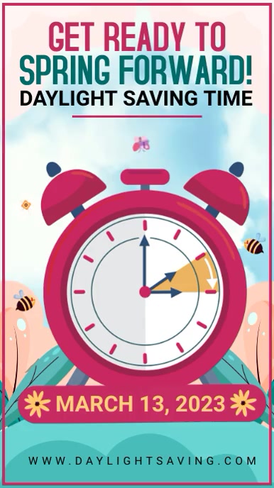 Spring Forward Post Template | PosterMyWall