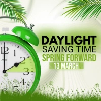 Spring Forward Post โพสต์บน Instagram template