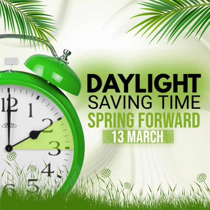 Spring Forward Post Template | PosterMyWall