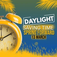 Spring Forward Post Message Instagram template