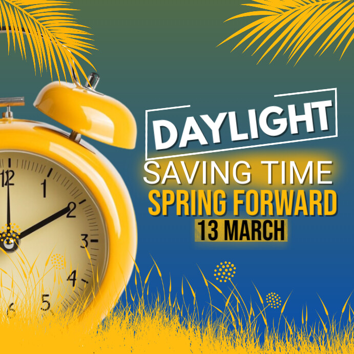 Spring Forward Post Wpis na Instagrama template