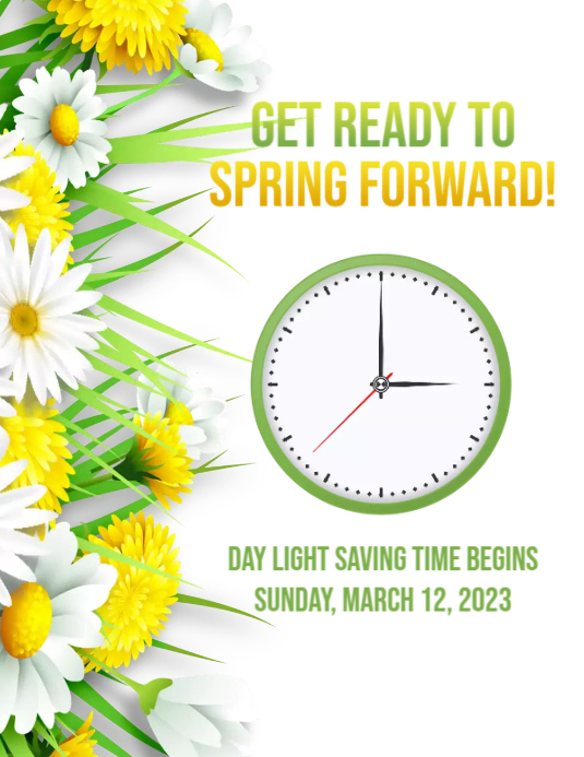 Spring Forward Template | PosterMyWall