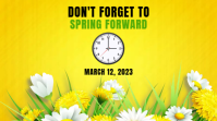 Spring Forward Template Digital na Display (16:9)