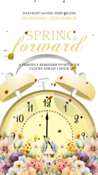 Spring Forward Template | PosterMyWall