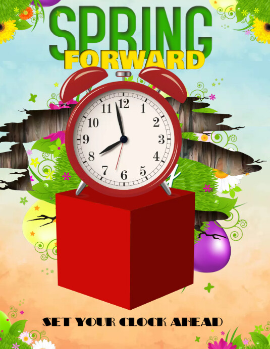 Spring Forward Ppt Copy of Spring forward template | PosterMyWall