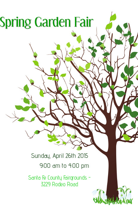 Spring Garden Fair Template | PosterMyWall
