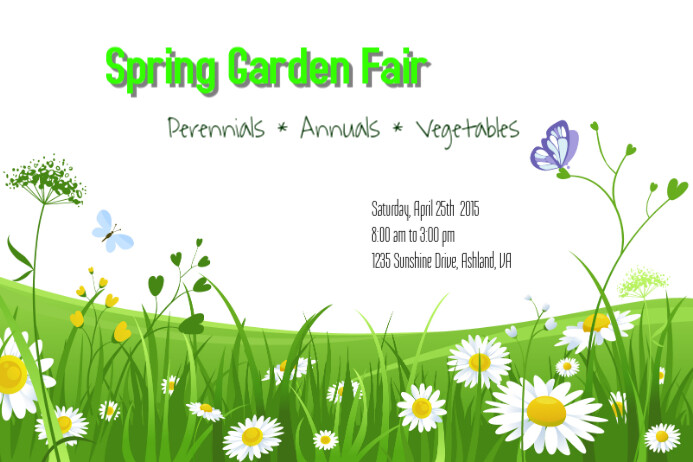 Spring Garden Fair Template | PosterMyWall