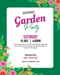 Spring Garden Party Invitation Template Instagram Portrait