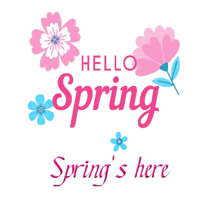 Spring Gif Template | PosterMyWall