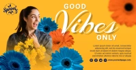 Spring Good Vibes Only Facebook Event Cover template