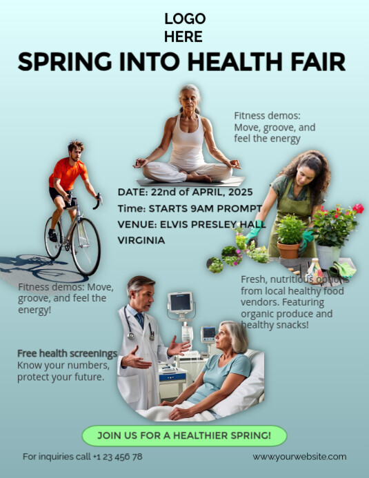 Copy of Spring Health Fair | PosterMyWall