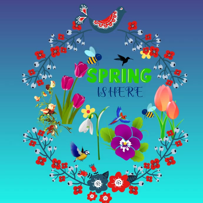 spring instagram post Template | PosterMyWall