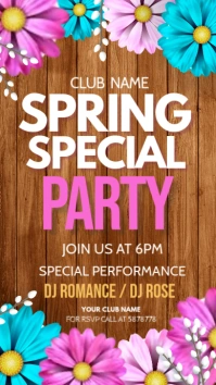 spring Instagram story template
