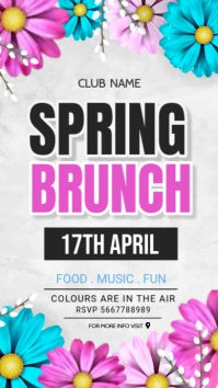 spring Instagram story template