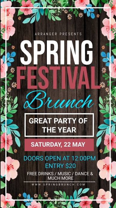 Copy of spring invites | PosterMyWall