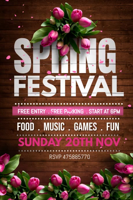 spring invites Template | PosterMyWall