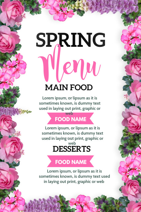 spring invites Template | PosterMyWall