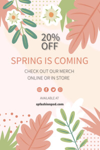 Spring Party Poster Template | PosterMyWall