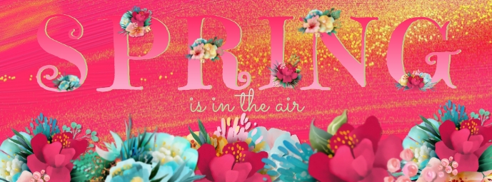 Spring is in the Air Facebook Cover Photo Template | PosterMyWall