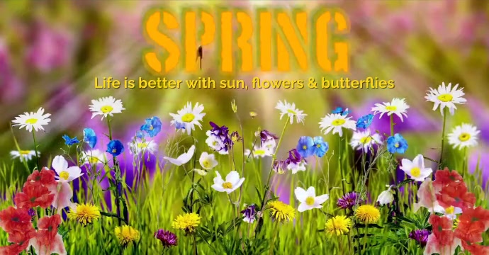 Spring Life Is Better With... Facebook Group Template | PosterMyWall