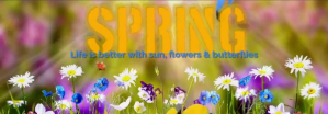 Spring Life Is Better With... Tumblr Banner template
