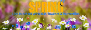 Spring Life Is Better With... Twitter Header template