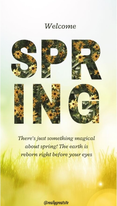 Springwatch Free Poster Copy of Spring March | PosterMyWall