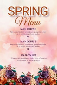 spring special menu Template | PosterMyWall
