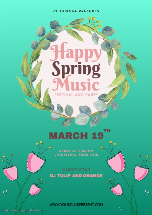 Copy of SPRING MUSIC | PosterMyWall