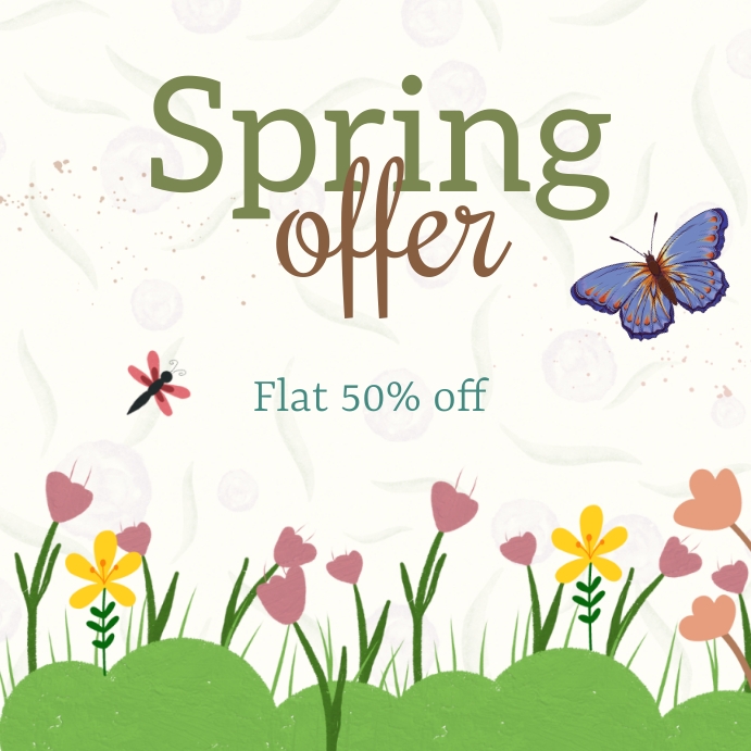 Spring Offer Template | PosterMyWall