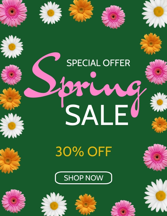 Spring Offer Flyer Template | PosterMyWall