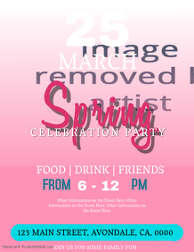 Spring Party Celebration Event Flyer Template Postermywall