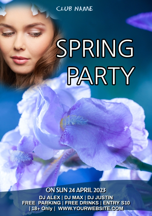 spring party Template | PosterMyWall
