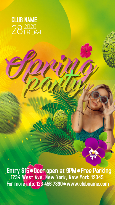 Spring Party Template | PosterMyWall