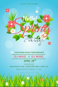 spring party Template | PosterMyWall